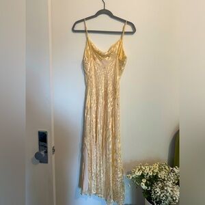 Light gold ASTR the label dress size Medium